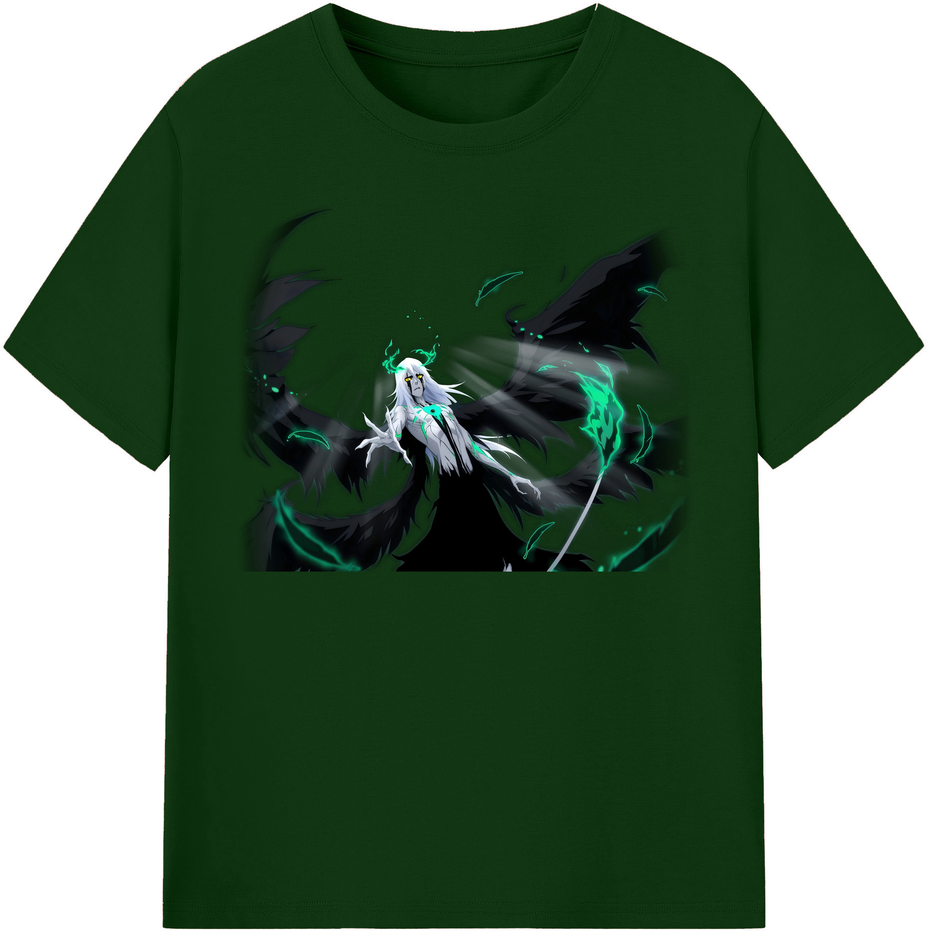 （画像用） ブリーチ ウルキオラ·シファー BLEACH Ulquiorra cifer 綿100％半袖Tシャツ（フロントプリント）